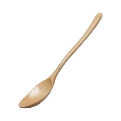 Unique Bargains Kitchen Wooden Soup Spoons for Eating Mixing Stirring Cooking 7.1" Long 1 Pc | Target
