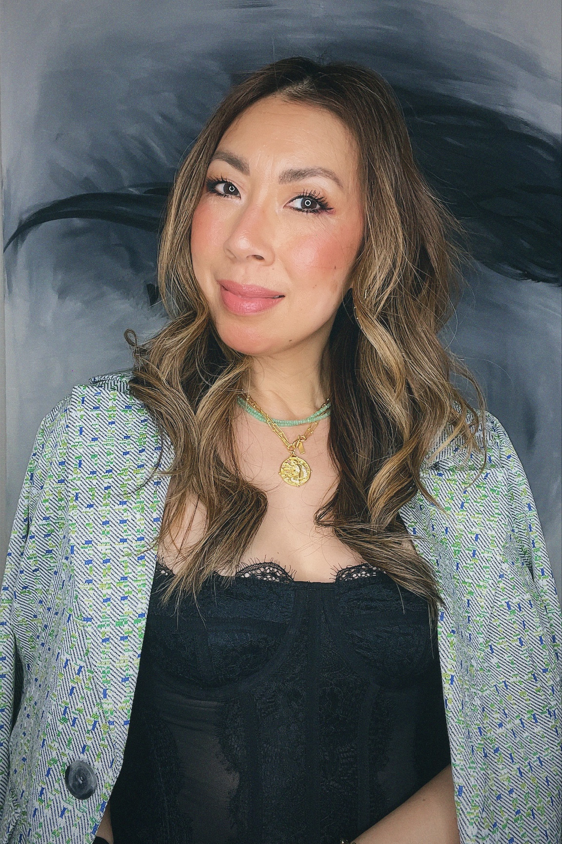 Green accent blazer with black corset top 💚 #styleofsam #cabiclothing

#LTKtravel #LTKstyletip