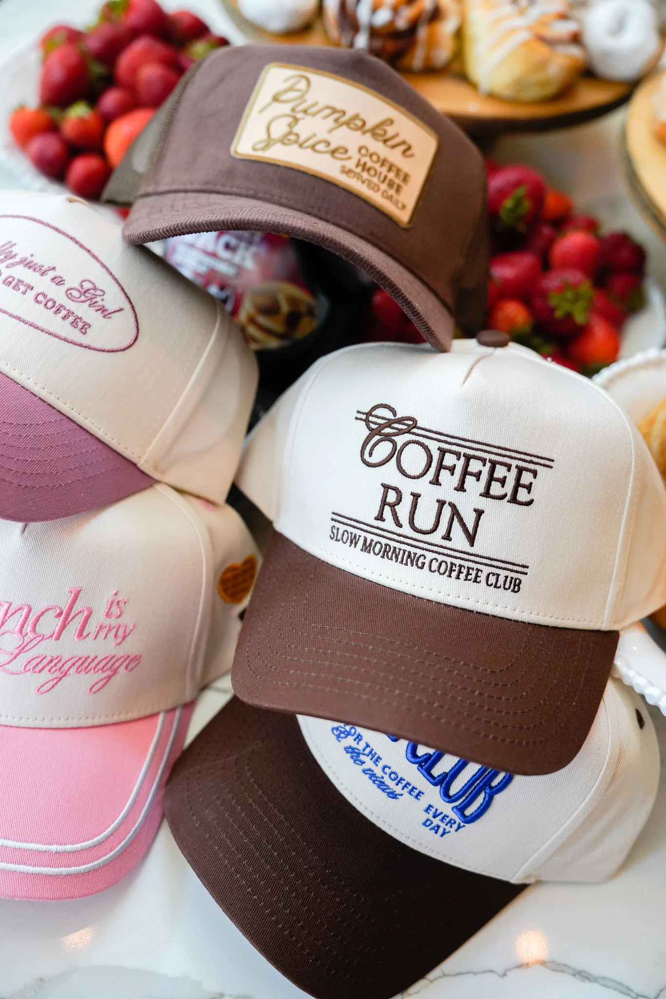 Coffee Run - Brown Vintage Trucker Hat | KenzKustomz