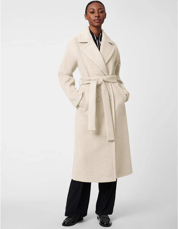 Icon Belted Wool Coat | Bernardo Fashions