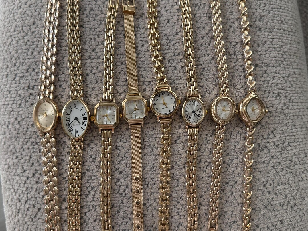 Elegant Gold Women's Wristwatch: Quartz Bracelet Watch - Etsy | Etsy (US)