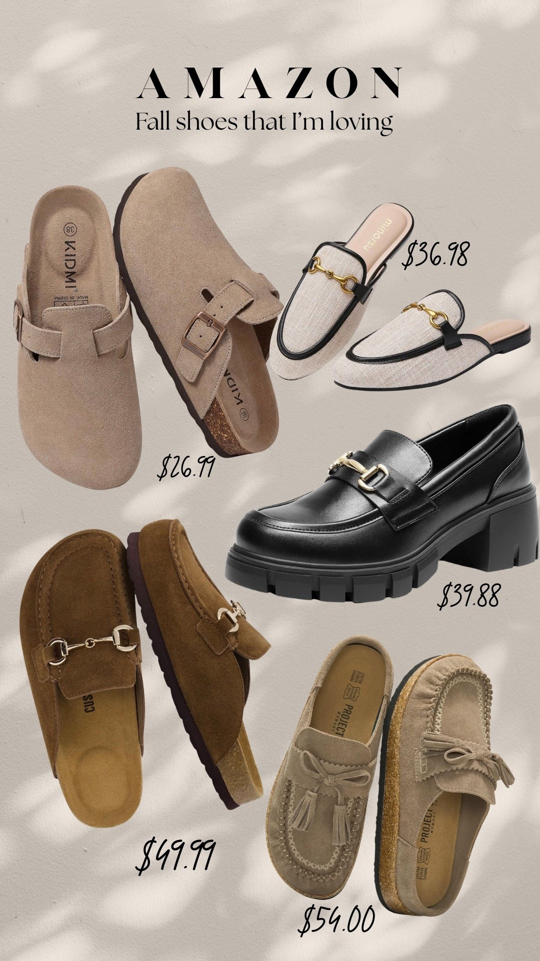 Perfect fall shoe round up