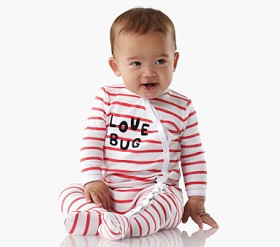 Love Bug Organic Cotton Nursery Pajama | Pottery Barn Kids
