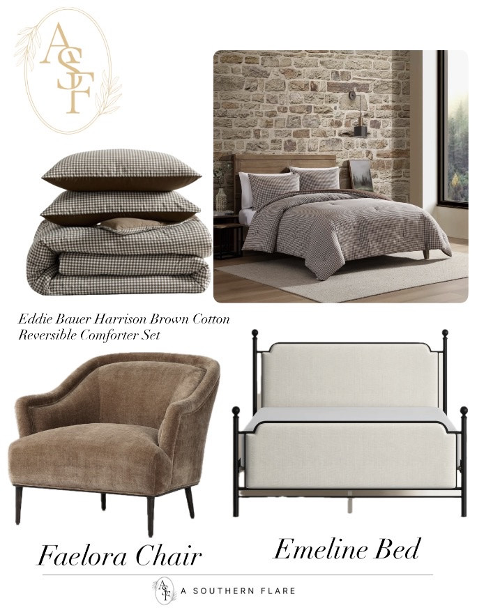HomeDecor/ bed/ Side chair/ bedding/ home accessories