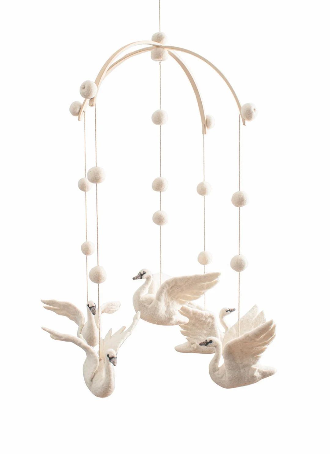 Swan - Swan mobile - Felt swan - swan decor - ballerina- nursery- baby mobile , Swan art , Vintag... | Etsy (US)