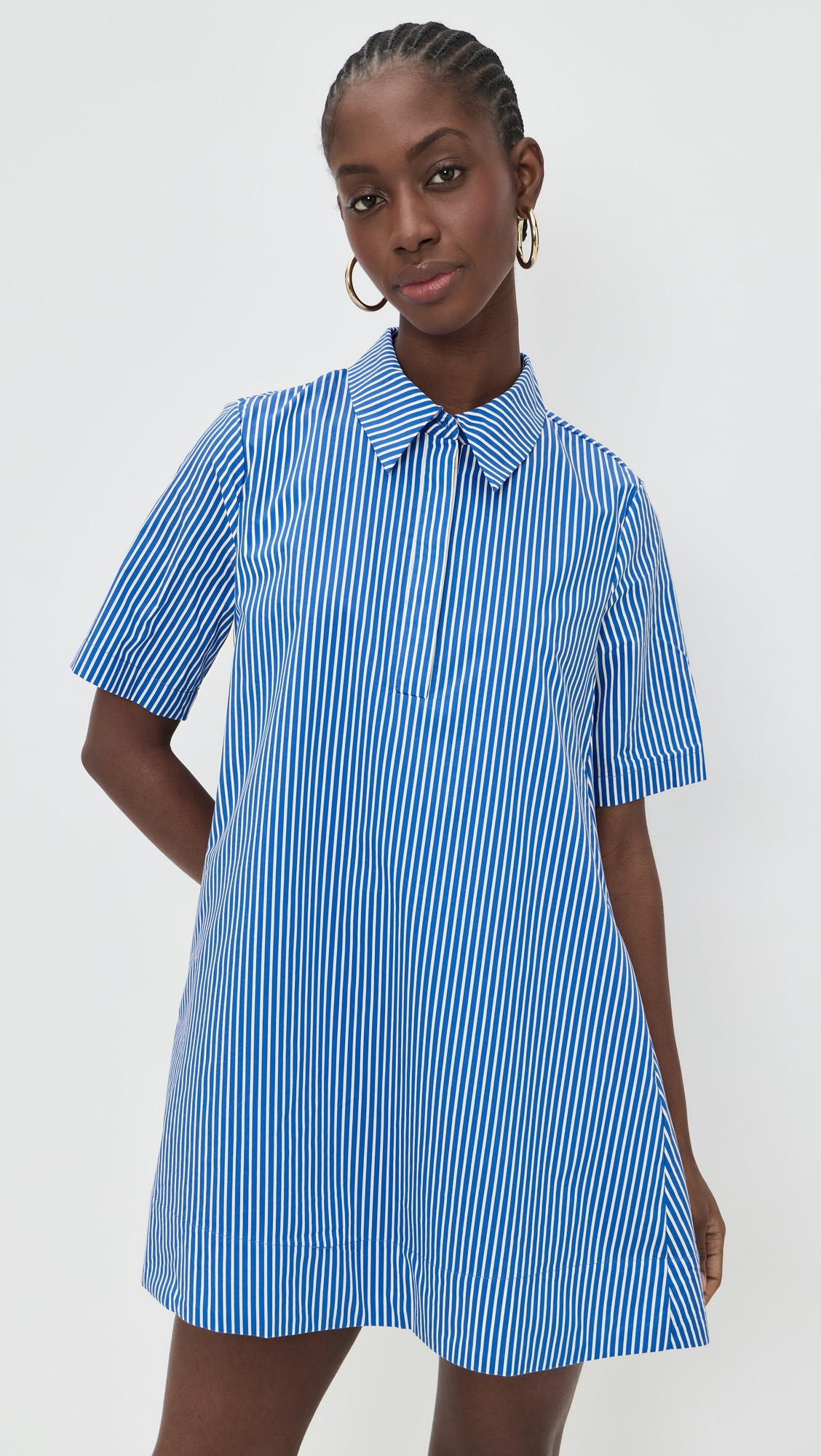 A-line Short Sleeve Shirt Dress | Shopbop