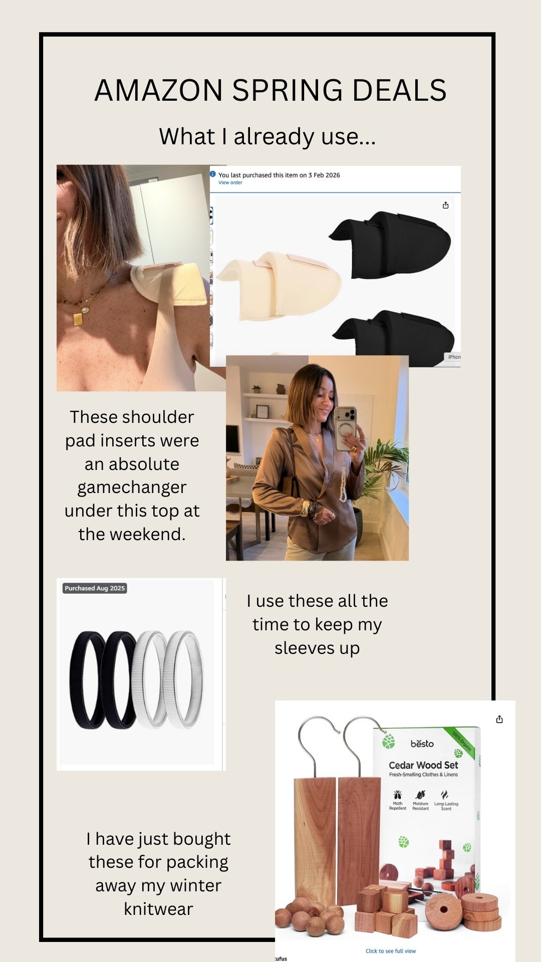 Amazon Spring Days - what I always use - the wardrobe essentials 

#LTKsale #LTKspring #LTKuk