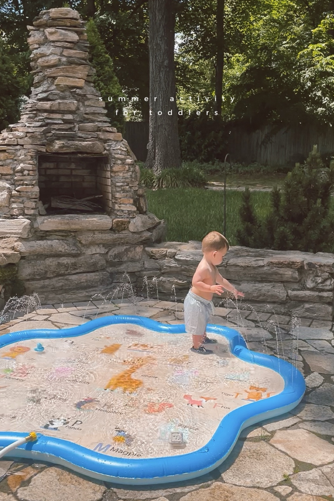 splash pad : perfect for toddlers 🤍

#LTKKids #LTKBaby