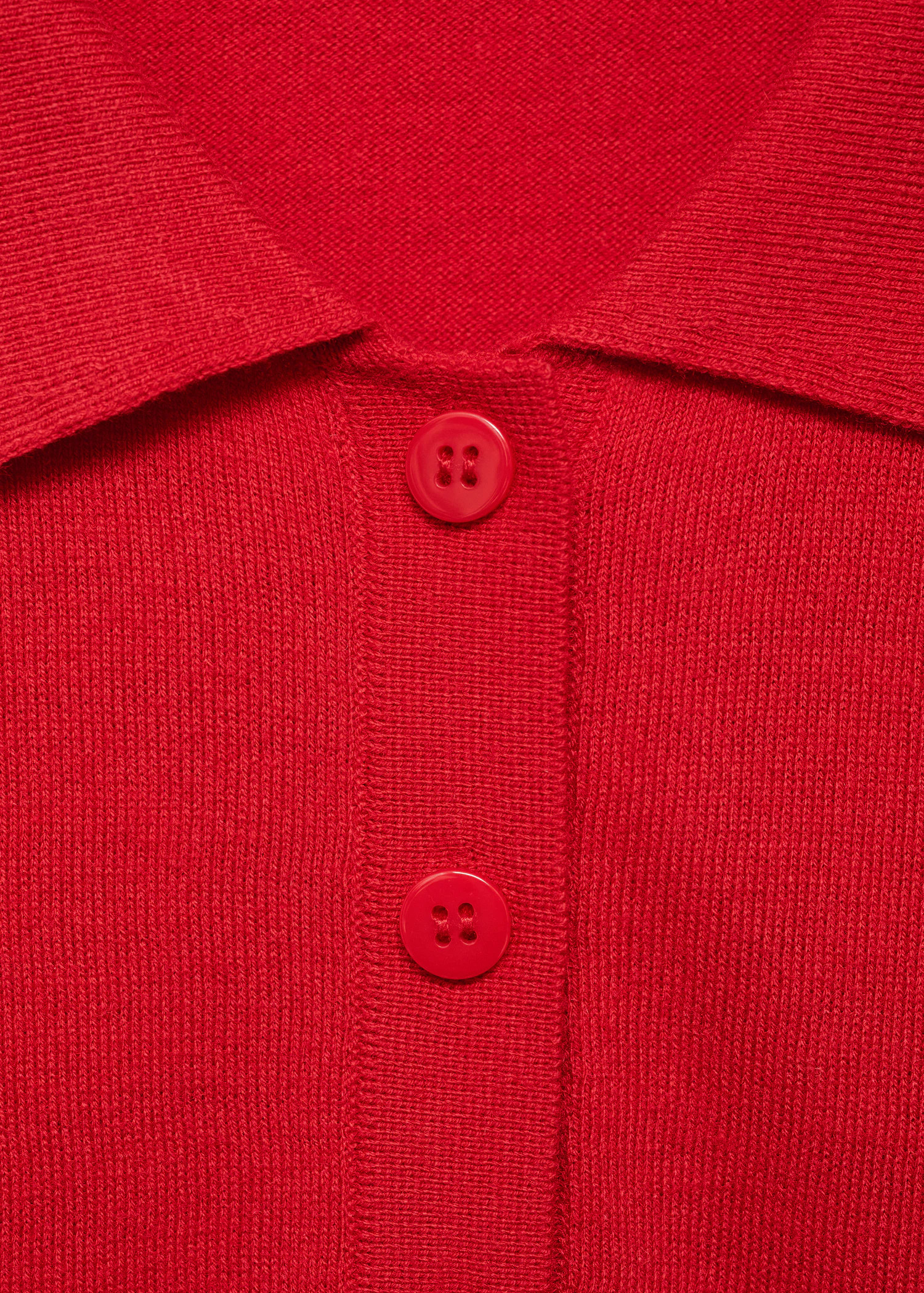 Fine-knit polo neck vest - Woman | MANGO USA | MANGO (US)