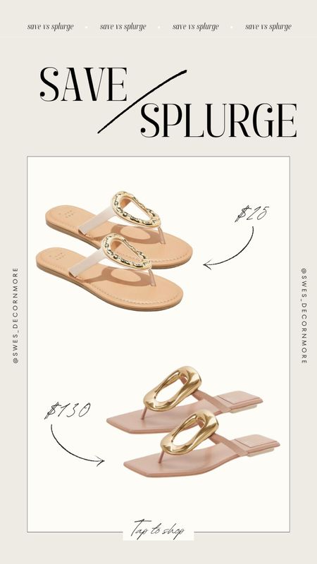 Save or splurge on these sandals? I like how similar these Target sandals are to these Nordstrom ones! Either way they are both perfect for summer! 

#LTKSeasonal #LTKShoeCrush #LTKStyleTip