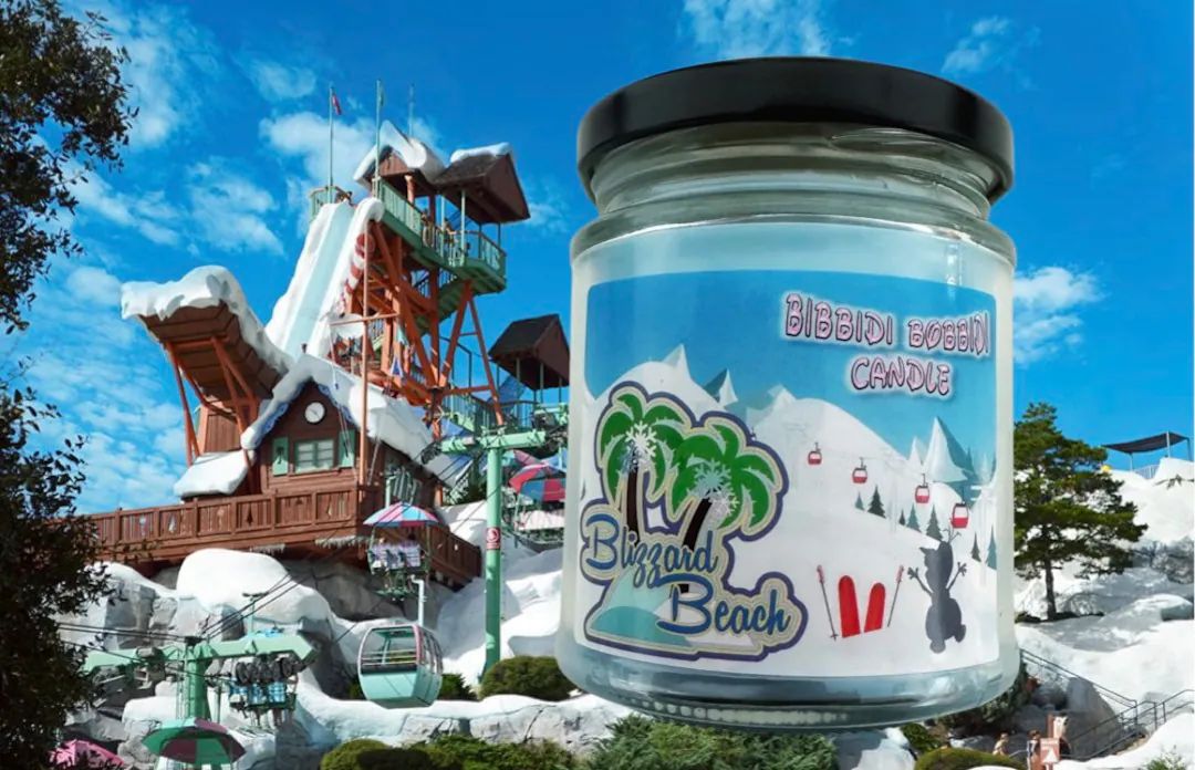 Blizzard Beach 8 oz Glass Candle Jar  , Disney Inspired Candle Magic Kingdom Cruelty free and veg... | Etsy (US)