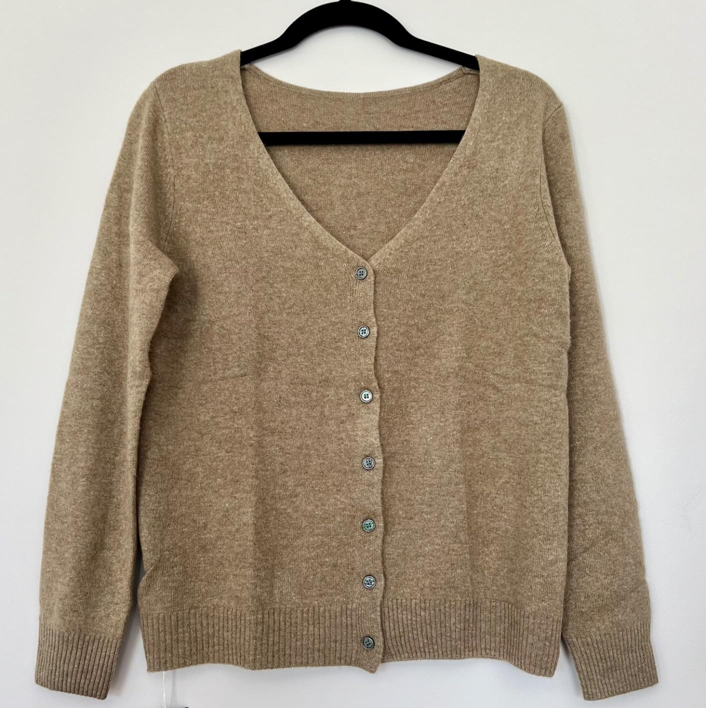 Chanyarn Women's 100% Merino Wool Cardigan 2025 Fall Winter Sexy V Neck Long Sleeve Lightweight K... | Amazon (US)