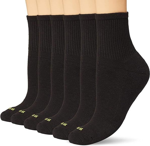 Hue Women's Mini Crew Sock 6-Pack | Amazon (US)