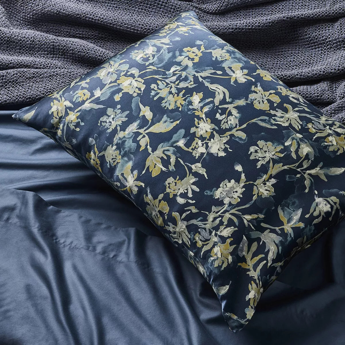 Standard Silk Pillowcase Blurred Floral - Casaluna™ | Target