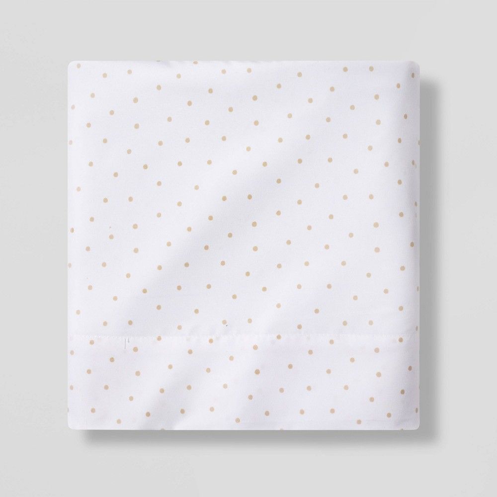 Micro Dot Flat Sheet Separates Beige - Pillowfort™ | Target