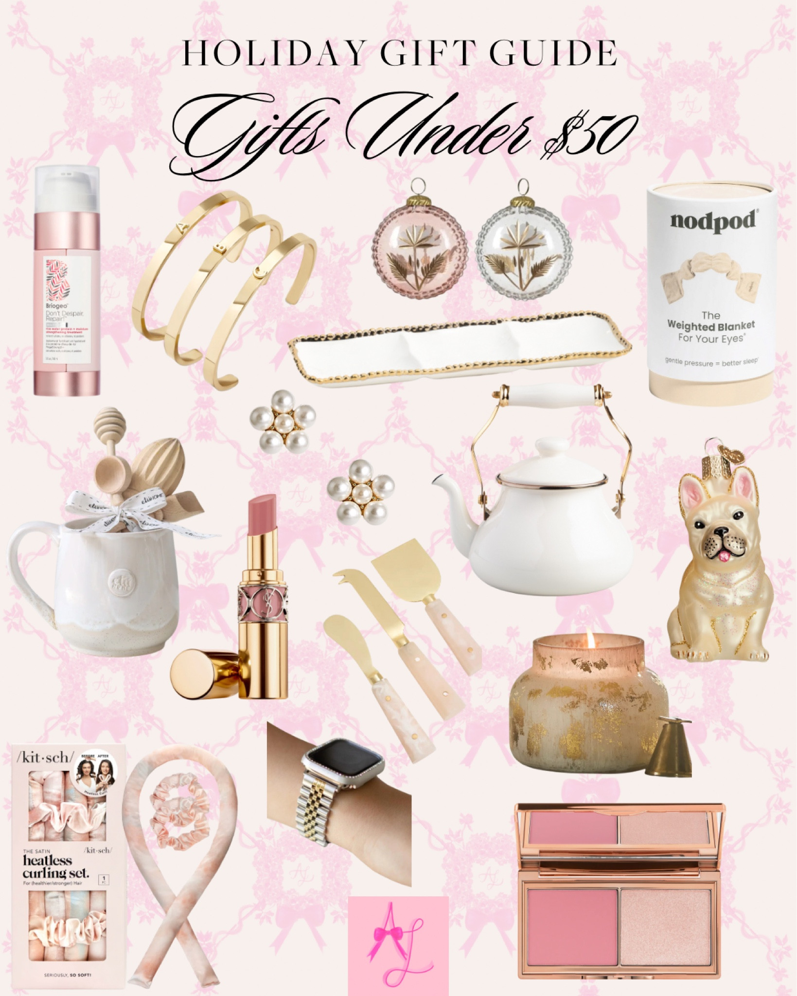 Gift ideas under $50! Perfect for Secret Santa parties, Elfster gift exchanges, etc. 🎁 #giftideas #giftsunder50 #SecretSanta 

#LTKGiftGuide #LTKHoliday #LTKfindsunder50