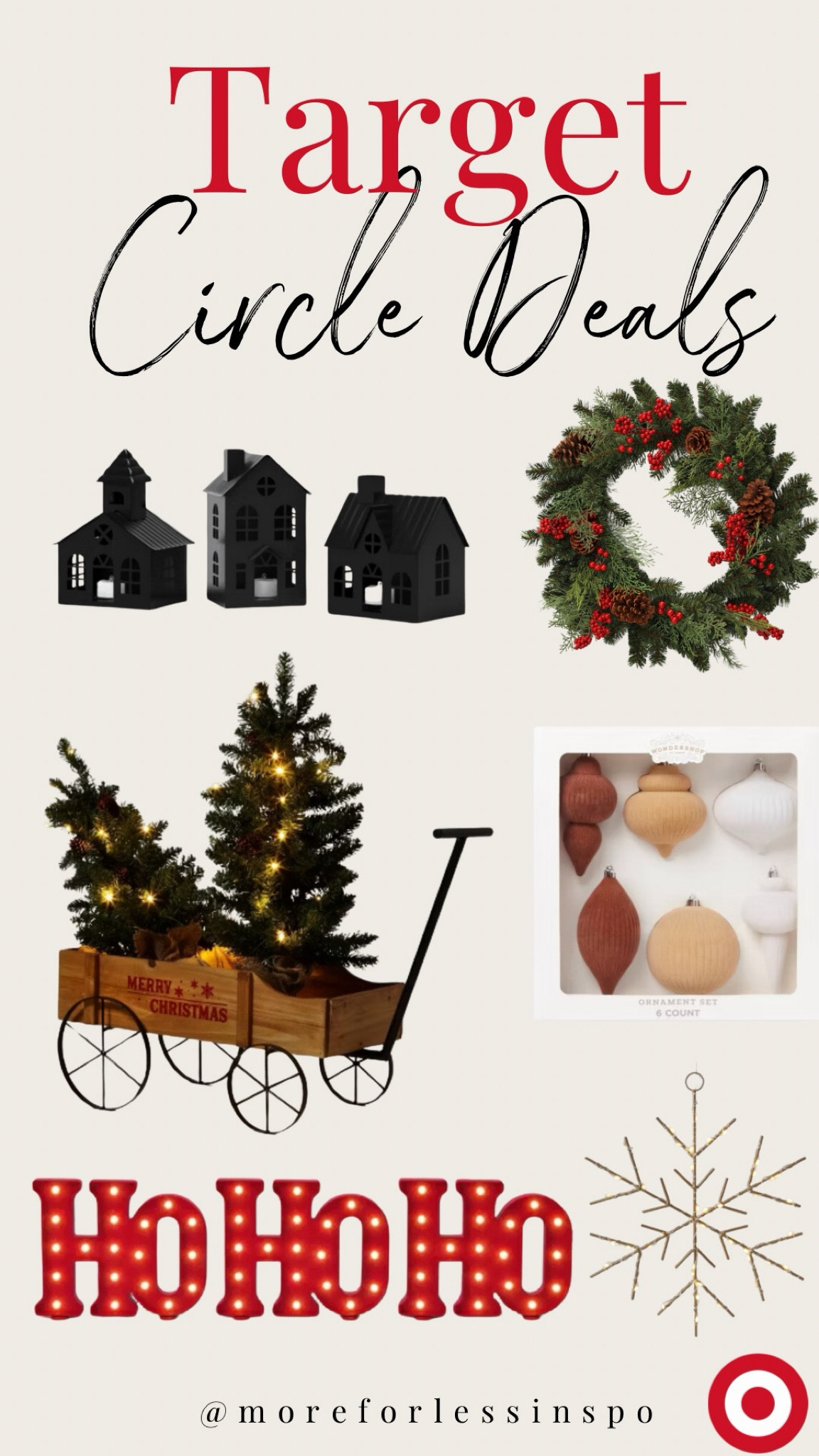 Target circle deals - Christmas edition 🎄 
#targetcircledeals #targetfinds #christmasdecor #ornaments

#LTKxTarget #LTKSeasonal #LTKHome