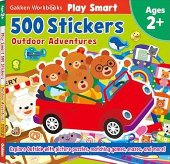 Play Smart 500 Stickers Outdoor Adventures    Paperback – Sticker Book, January 14, 2025 | Amazon (US)