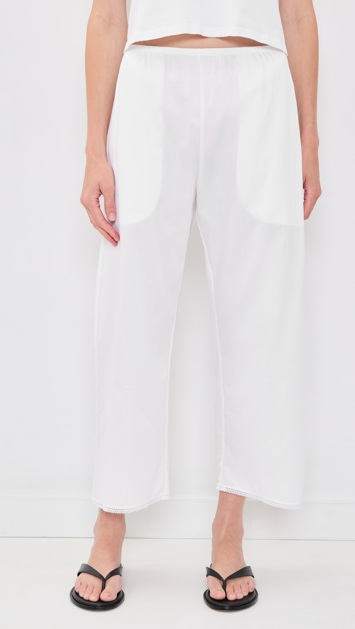Leset Yoko Lace Crop Pants | Shopbop | Shopbop