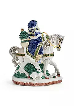 Fitz and Floyd Fitz and Floyd Holiday Musical Santa on Horse Figurine | Belk