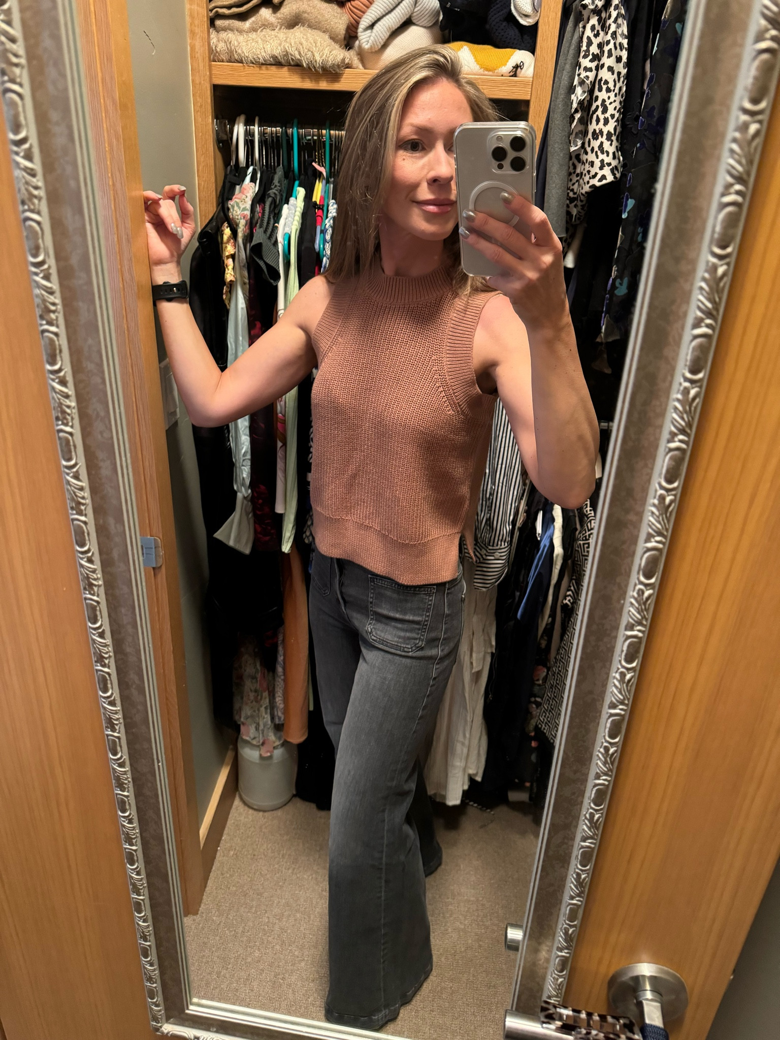 Date night…. This is the same pant but different color...

#LTKstyletip