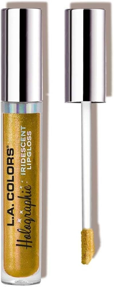 L.A. COLORS Holographic Lipgloss, Gold Rush | Amazon (US)