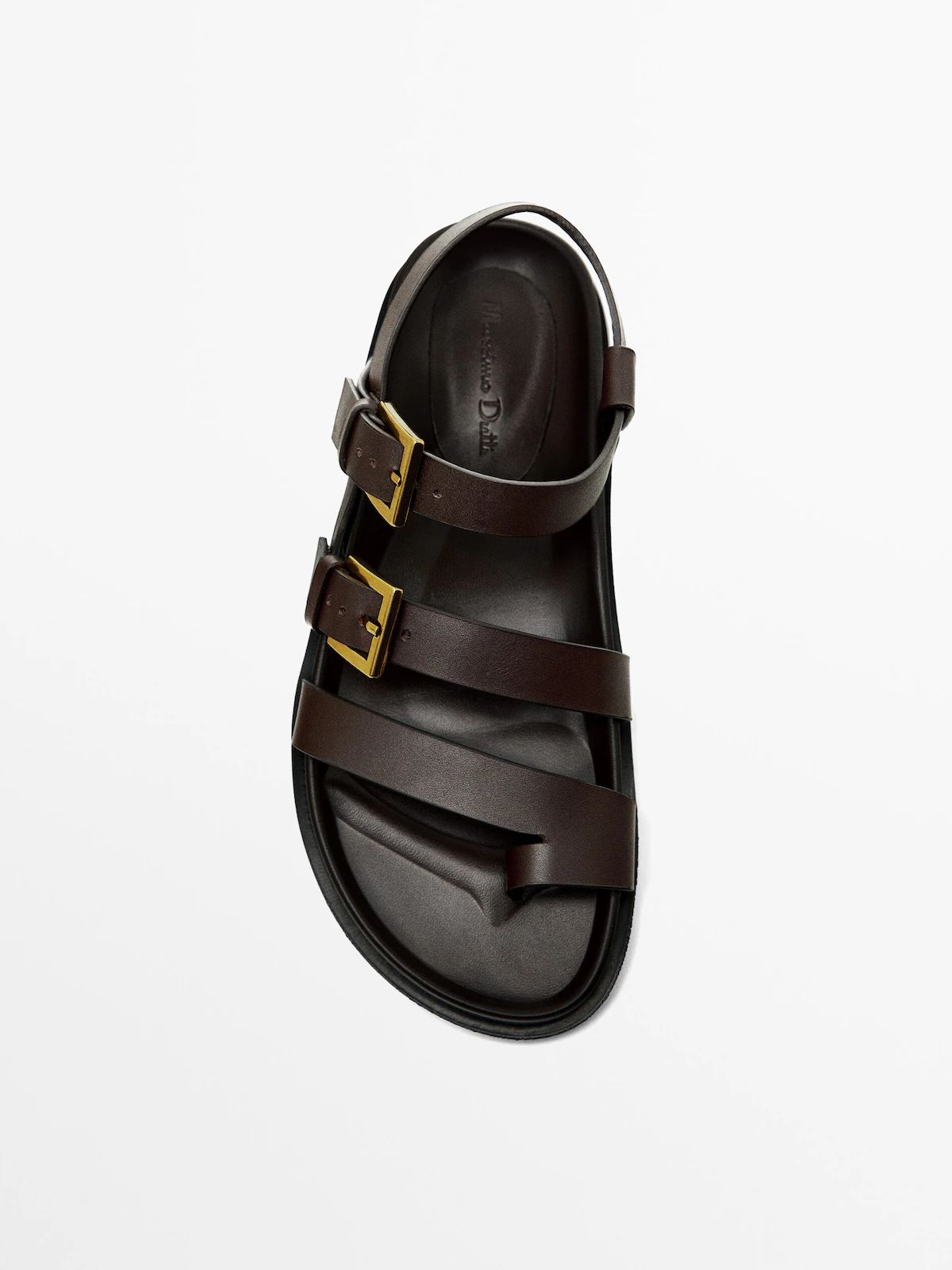 Flat sandals with buckles | Massimo Dutti (US)