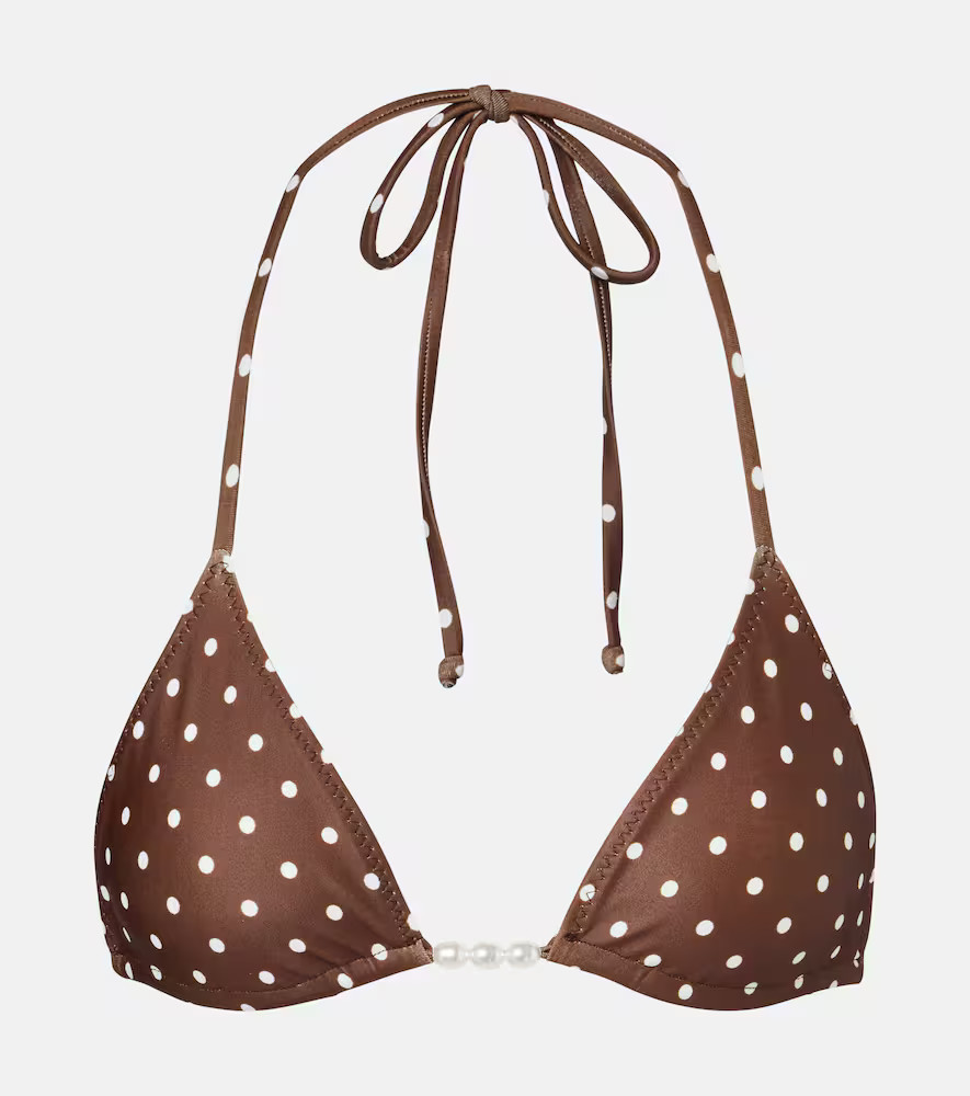 Same Beaded polka-dot bikini top | Mytheresa (US/CA)