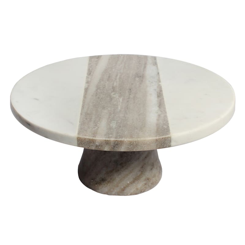 Modern Living Natural Marble Cake Stand | At Home