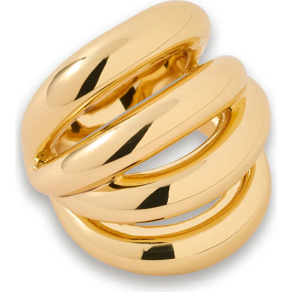 Jennifer Fisher Interlocking Band Ring in Gold at Nordstrom, Size 5 | Nordstrom