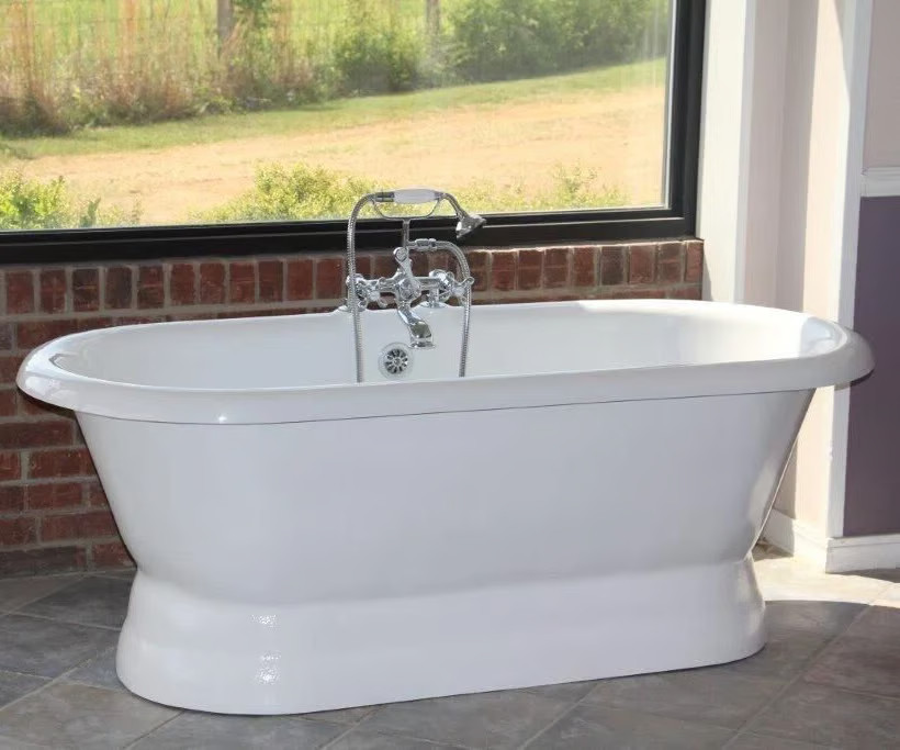Restoria Bathtub Company Majesty 66" x 30" Pedestal Soaking Bathtub & Reviews | Wayfair | Wayfair North America