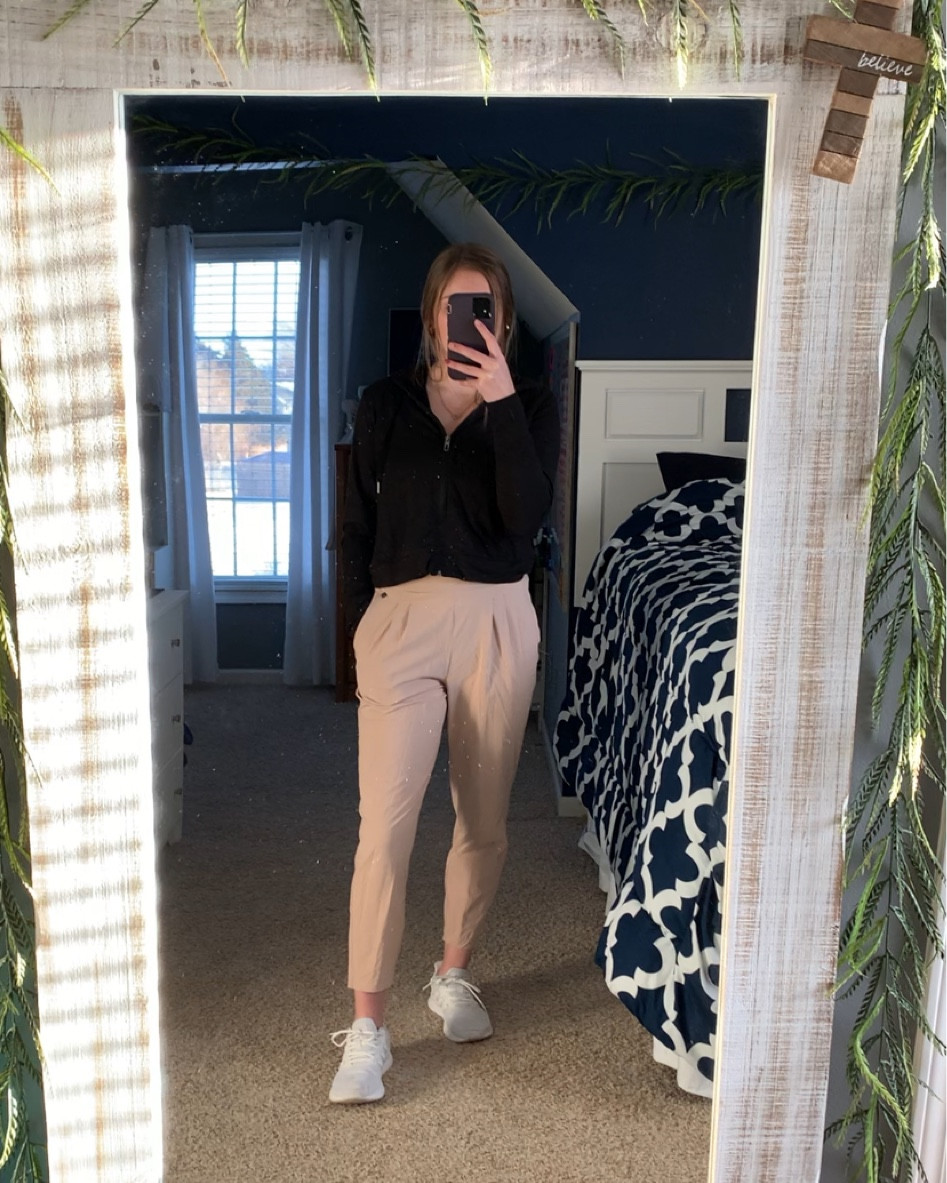 joggers from going going gone, would be a great staple piece for work! 

#LTKworkwear #LTKFind #LTKunder50