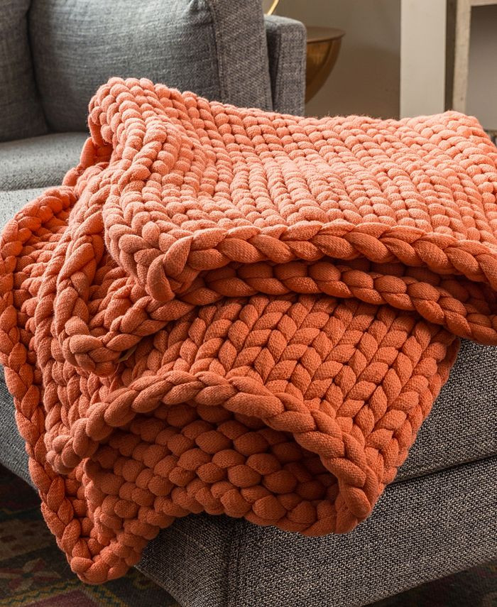 American Heritage Textiles Chunky Knit Throw, 40 | Macys (US)