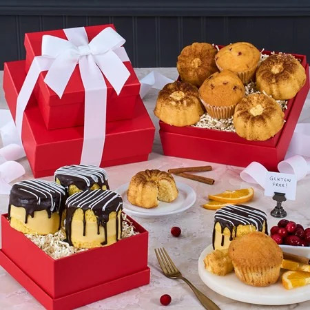 Gluten-Free Baked Goods Premium Gift Box | GourmetGiftBaskets.com