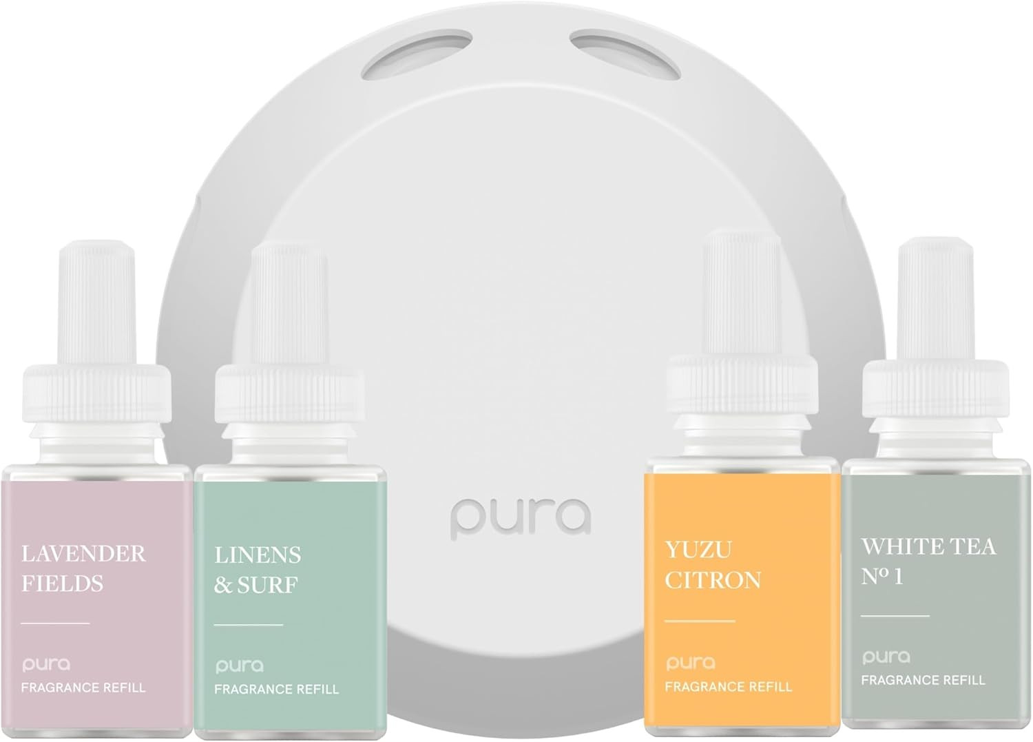 Pura 4 Smart Home Fragrance Device Starter Set - Scent Diffuser for Home- Linens & Surf, Lavender... | Amazon (US)