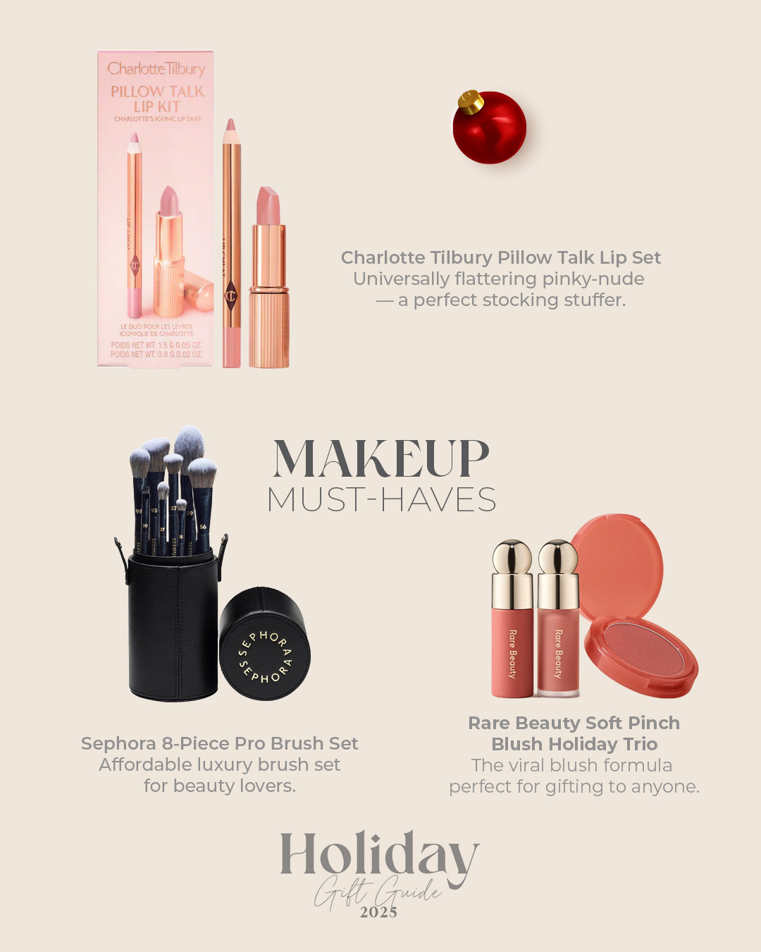 Makeup Must-Haves from your favorite makeup artist! These are essential if you want to give gifts she'll actually use.

 

 #LTKGiftGuide #LTKHoliday #LTKBeauty