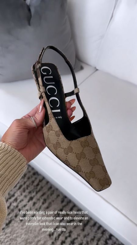 Gucci kitten heels, the perfect holiday gift to yourself.. they run tts 
not only are these super chic but they are a comfortable height and go with everything…elevate any casual look and add a level of chicness to a dressier outfit
Sweater sz small
Jeans 25, short
Amazon sweater knit set sz small 
Gucci everyday tote bag and convertible 5 ways to wear bag 
#ltkseasonal

#LTKover40 #LTKstyletip #LTKworkwear