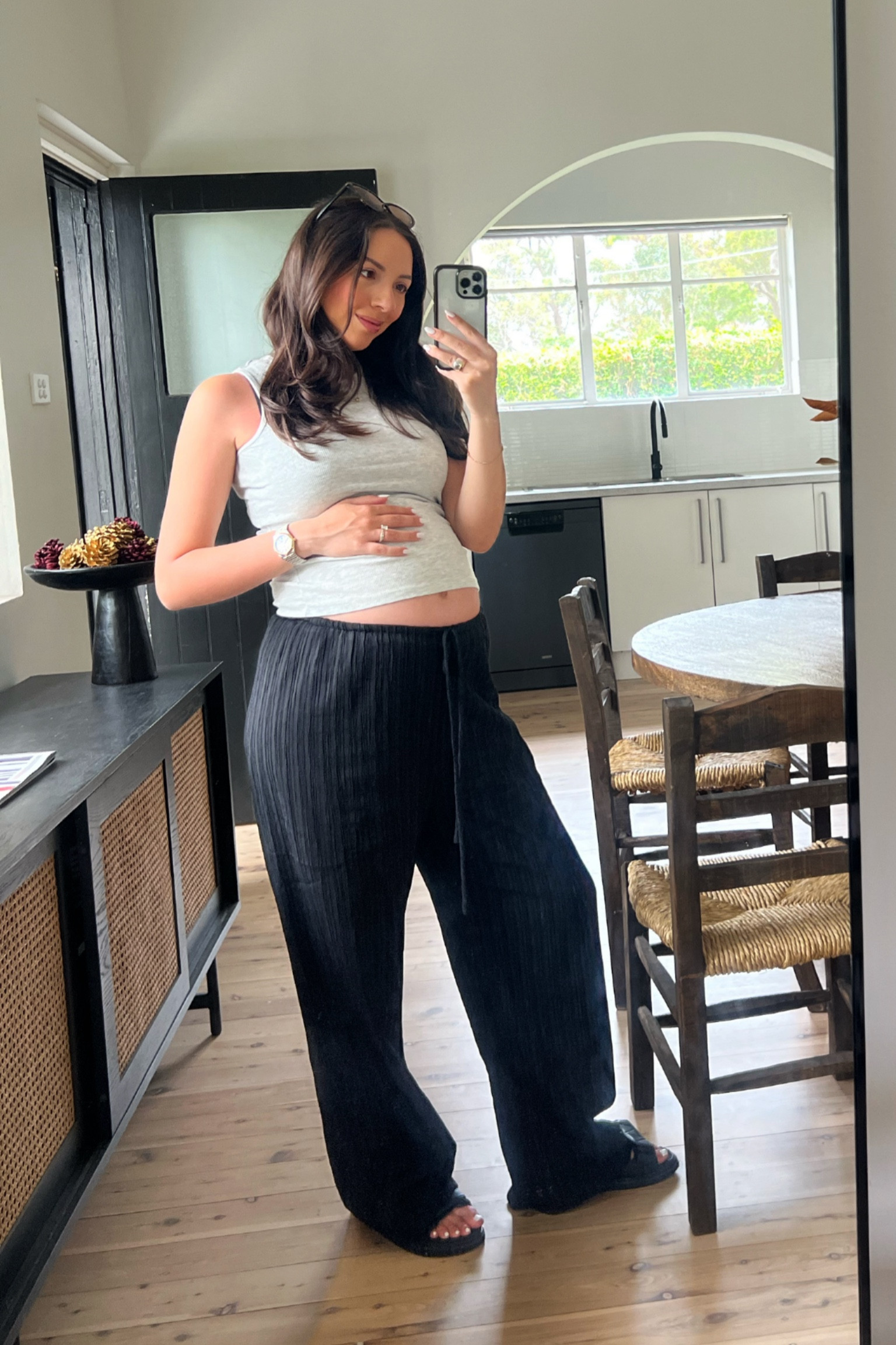 Love these DISSH pants. So versatile for the bump 🤎 
Sized up to a 10 for a more relaxed fit 

#LTKstyletip #LTKaustralia #LTKmaternity