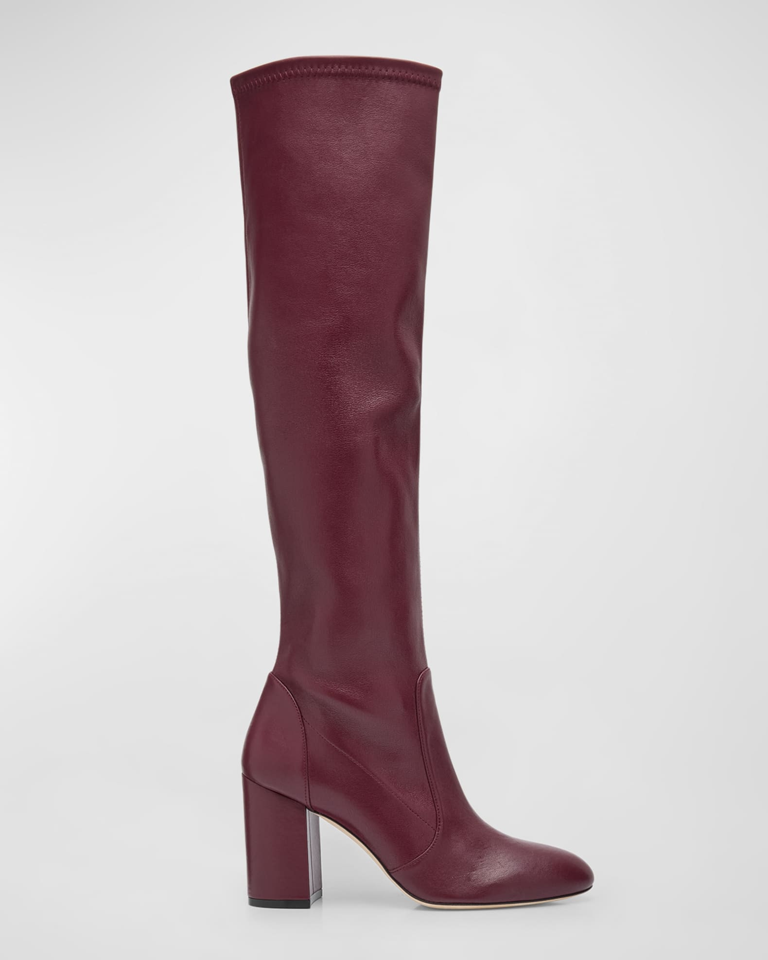 Stuart Weitzman Yuliana Leather Knee Boots | Neiman Marcus