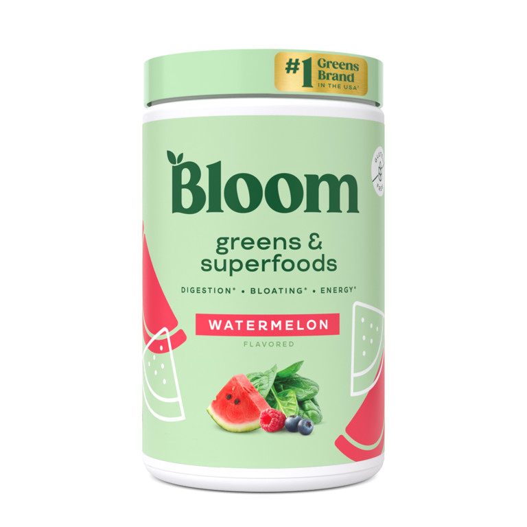 Bloom Nutrition Greens & Superfoods Powder, Watermelon, 25 Servings | Walmart (US)
