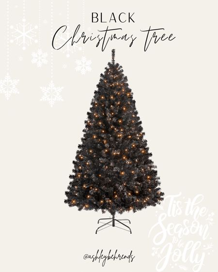 Artificial Christmas tree 🎄 
Black edition 🖤
#christmastree #artificialtree #prelittree #christmas #holiday #trees #faketree #homedecor #blacktree #blackchristmasdecor 

#LTKHoliday #LTKSeasonal #LTKhome