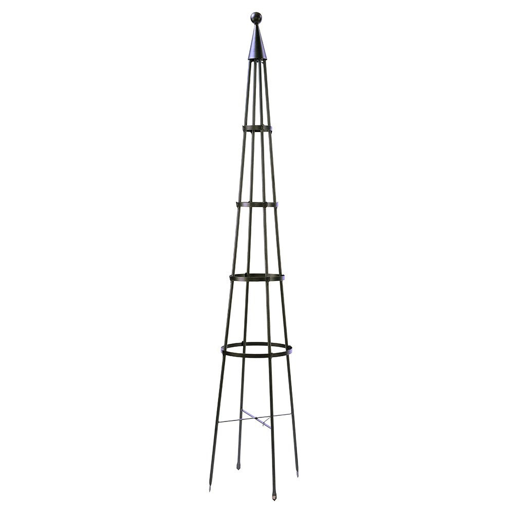 Achla Designs OBL-02, 85-in Wrought Iron Garden Obelisk Trellis, H, Graphite | Amazon (US)