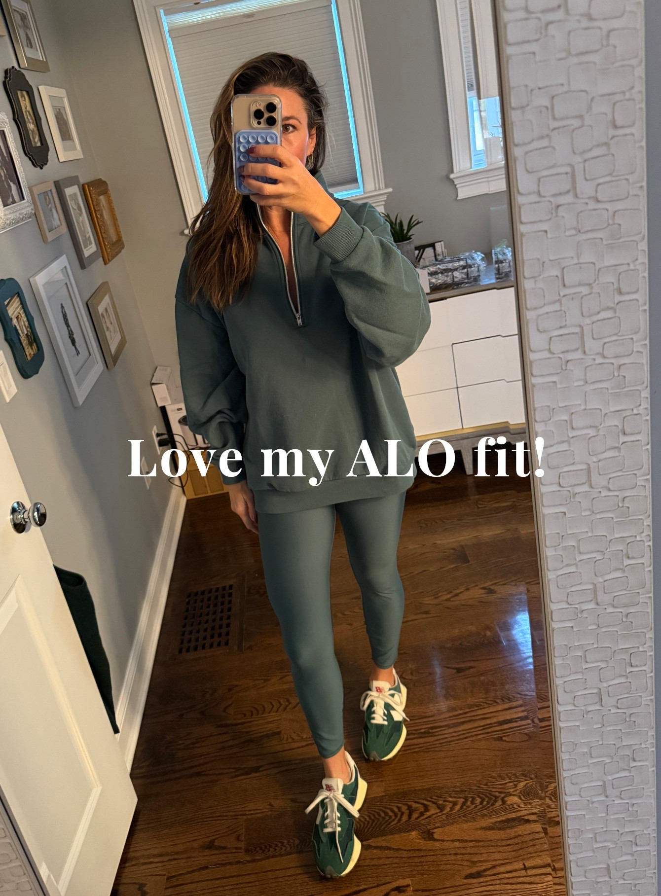 One of my fave Alo ‘fits is this clover green set.  Best ‘run around town’ outfit — compliments every time I put it on! 

I’ve got my eye on Winter Frost for my next set— what about you?

#aloleggings 
#alofit
#faveoutfit
#ootd 
#momfit

#LTKActive #LTKHoliday #LTKGiftGuide