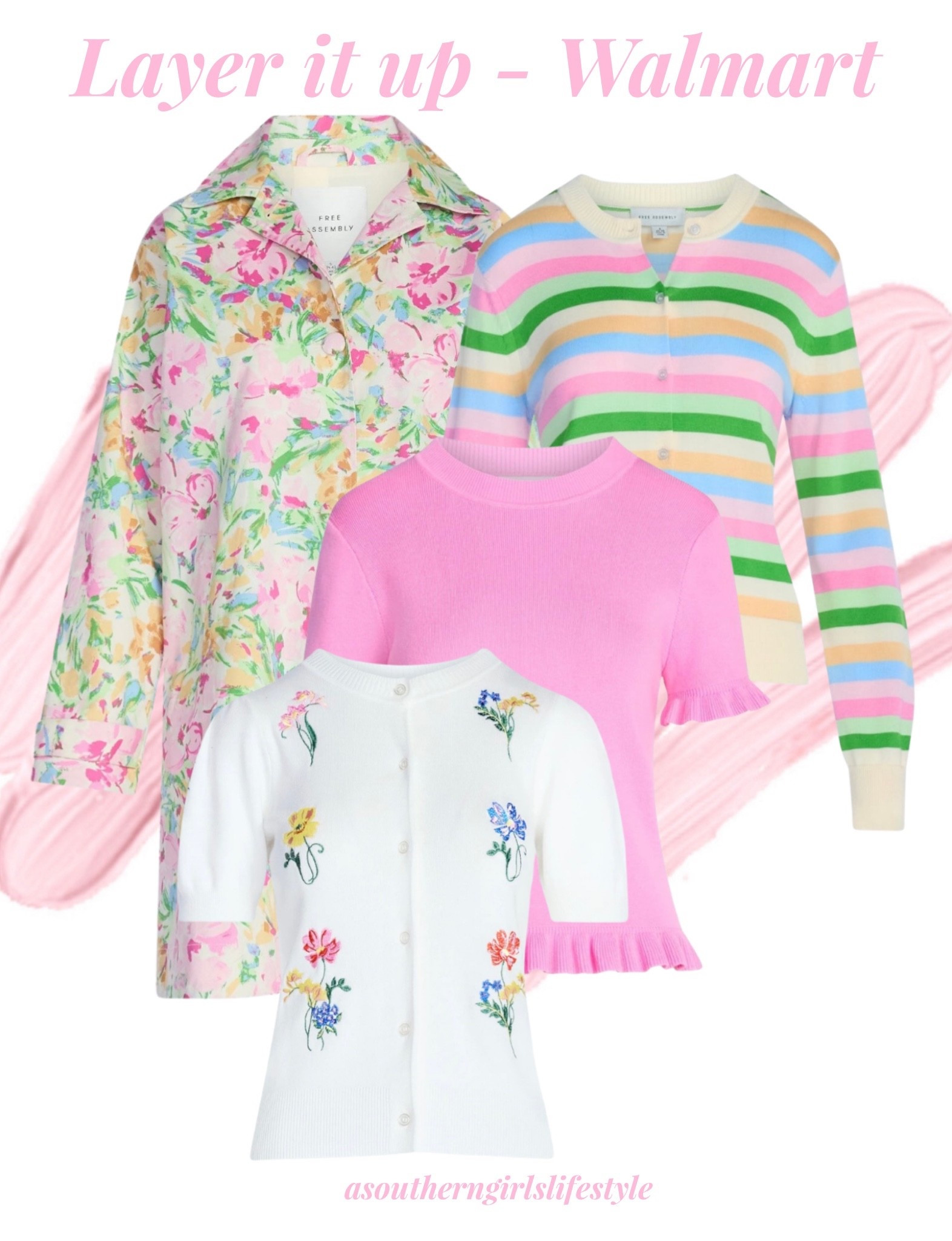 Beautiful New Floral Car Coat has been restocked! She layers beautifully with each top for the cool spring days. And, if you’re a cold natured girly they are perfect right through Summer! 

Walmart. Spring Outfits 2026. Spring Sweaters 

#LTKootd #LTKPetite #LTKSeasonal