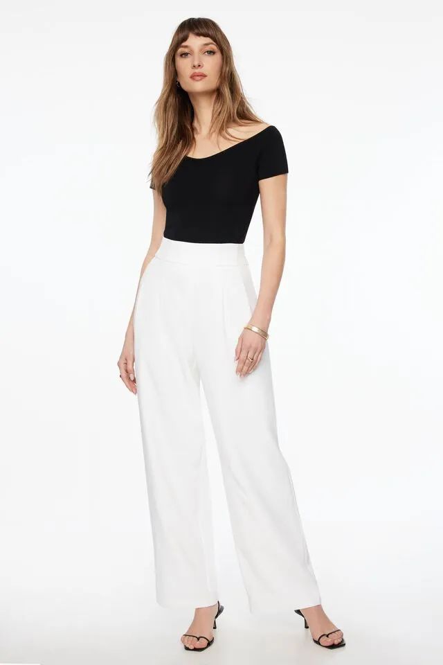 High Waisted Wide Leg Pants | Dynamite Clothing