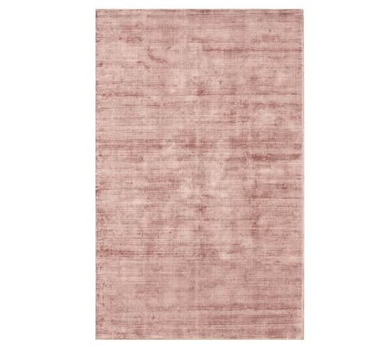 Jada Viscose Rug - Blush | Pottery Barn (US)