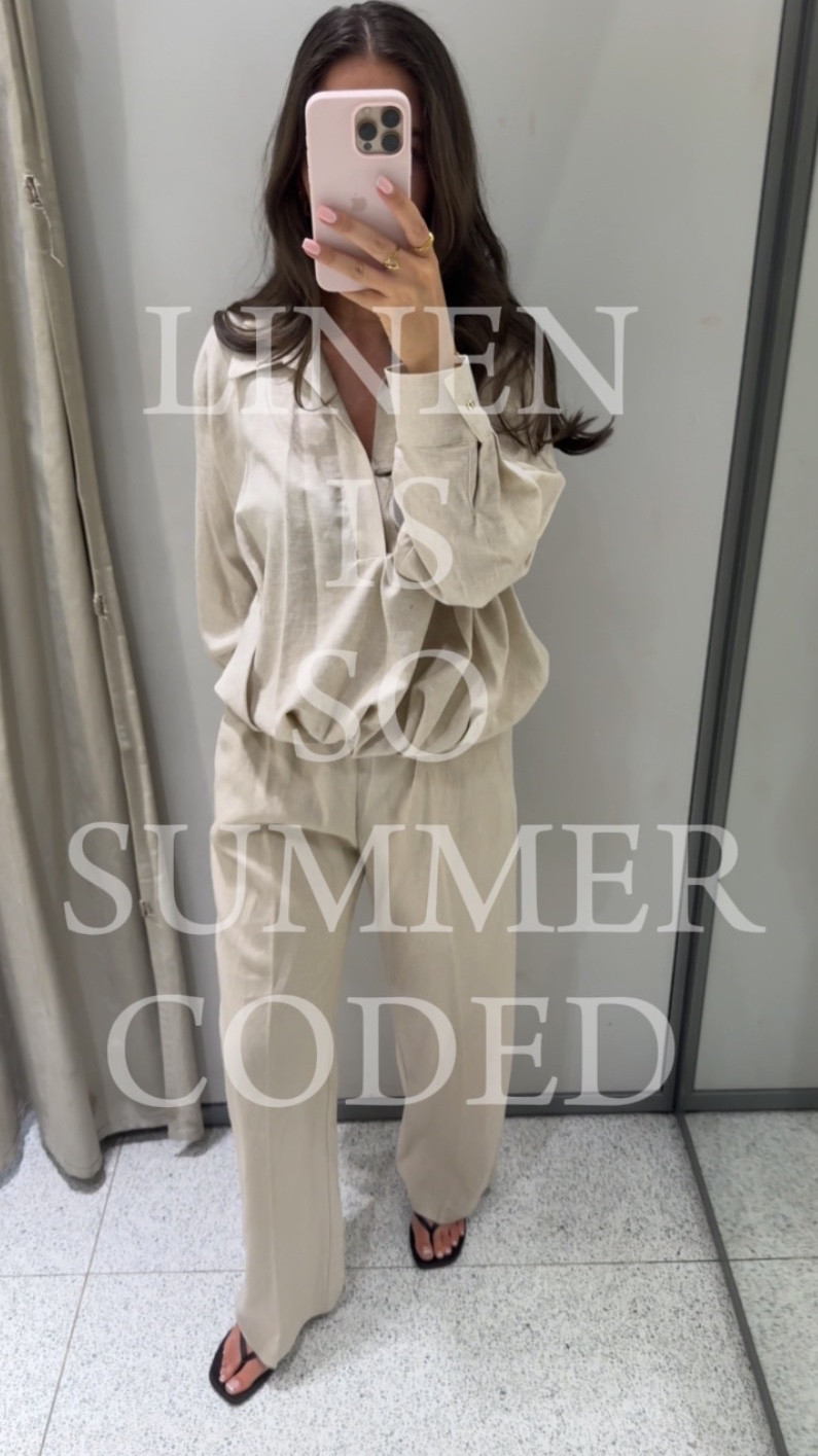Linen Co ord - summer set - spring set - chic -

#LTKspring #LTKsummer