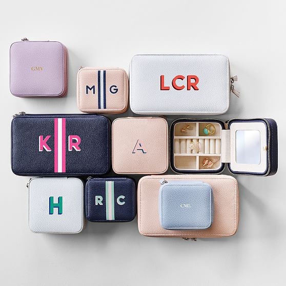 Medium Travel Jewelry Case, Printed | Mark and Graham