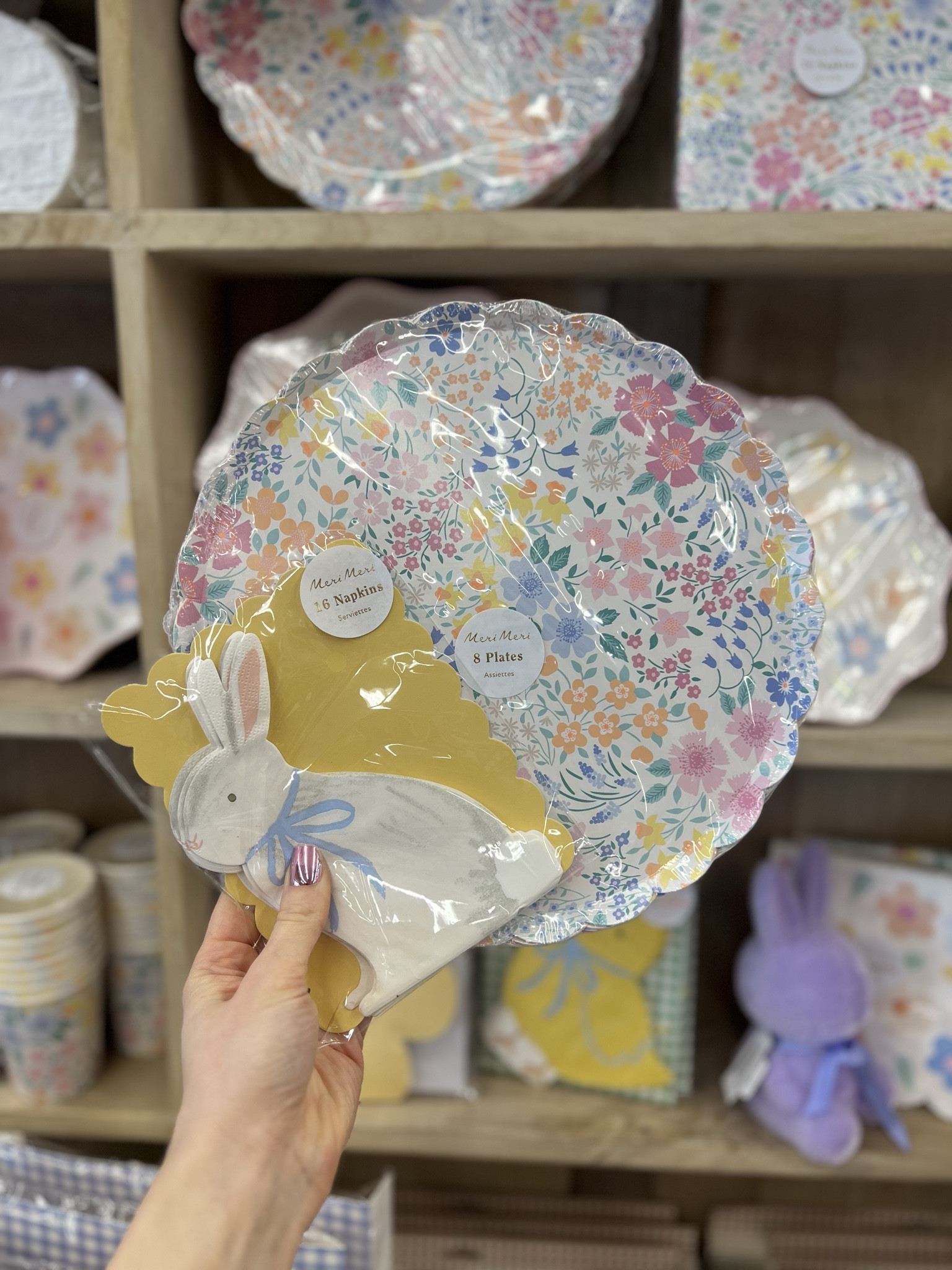 This floral plate and that little bunny napkin. Can you imagine the beautiful Easter brunch you could style around these?? 😍😍😍 adore! 

#LTKSeasonal #LTKHome #LTKfoodie