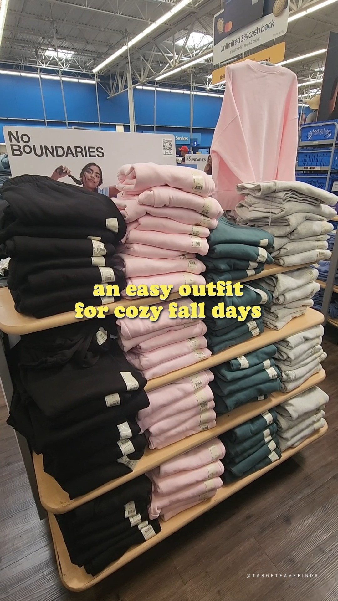 This Walmart jogger set makes an easy mom outfit, school pickup outfit, or comfortable travel outfit for fall. The sweatshirt and joggers are sold separately and come in four colors for easy mixing and matching. 

 #LTKmomlife #LTKSeasonal #LTKOver40